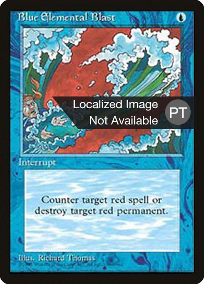 Blue Elemental Blast [Fourth Edition (Foreign Black Border)] - Rocket TCG
