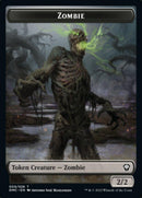 Bird (002) // Zombie Double-sided Token [Dominaria United Tokens] - Rocket TCG