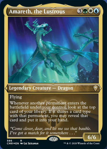 Amareth, the Lustrous (Etched) [Commander Legends] - Rocket TCG