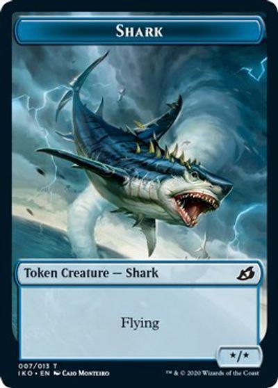 Angel Warrior // Shark Double-sided Token [Challenger Decks 2021 Tokens] - Rocket TCG