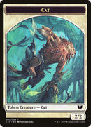 Cat // Zombie Double-Sided Token [Commander 2015 Tokens] - Rocket TCG