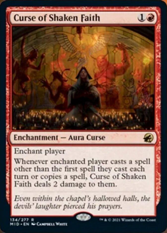 Curse of Shaken Faith [Innistrad: Midnight Hunt] - Rocket TCG