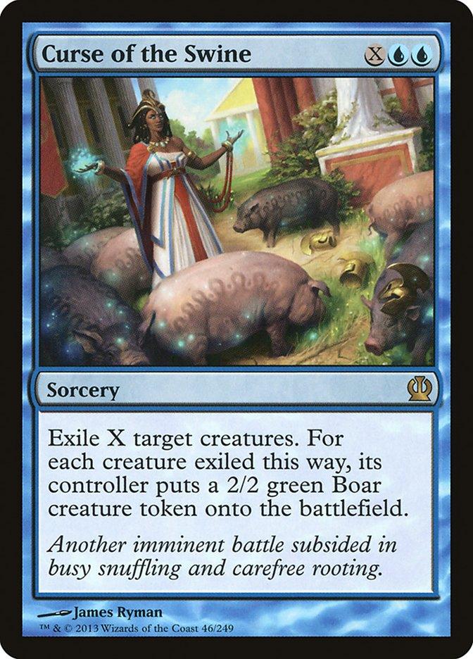 Curse of the Swine [Theros] - Rocket TCG