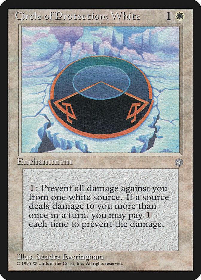 Circle of Protection: White [Ice Age] - Rocket TCG