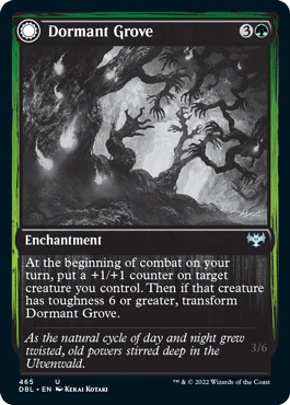 Dormant Grove // Gnarled Grovestrider [Innistrad: Double Feature] - Rocket TCG