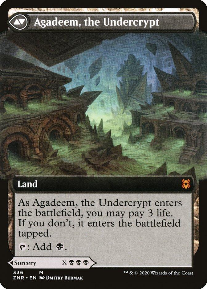Agadeem's Awakening // Agadeem, the Undercrypt (Extended Art) [Zendikar Rising] - Rocket TCG