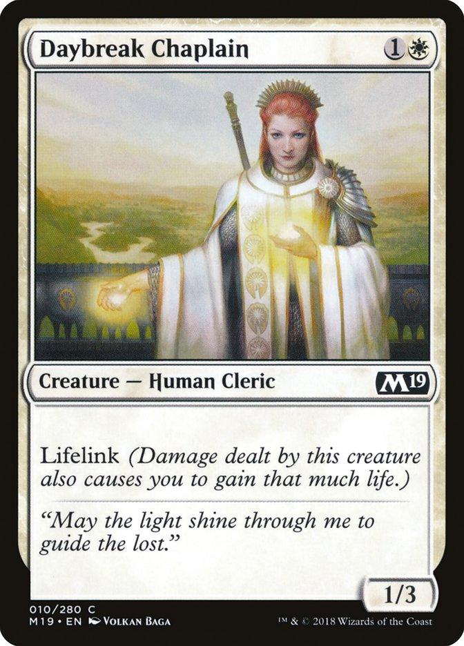 Daybreak Chaplain [Core Set 2019] - Rocket TCG