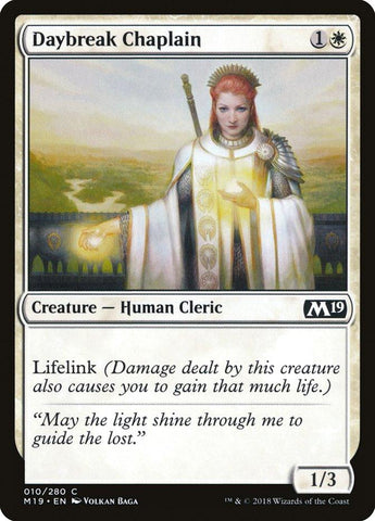 Daybreak Chaplain [Core Set 2019] - Rocket TCG