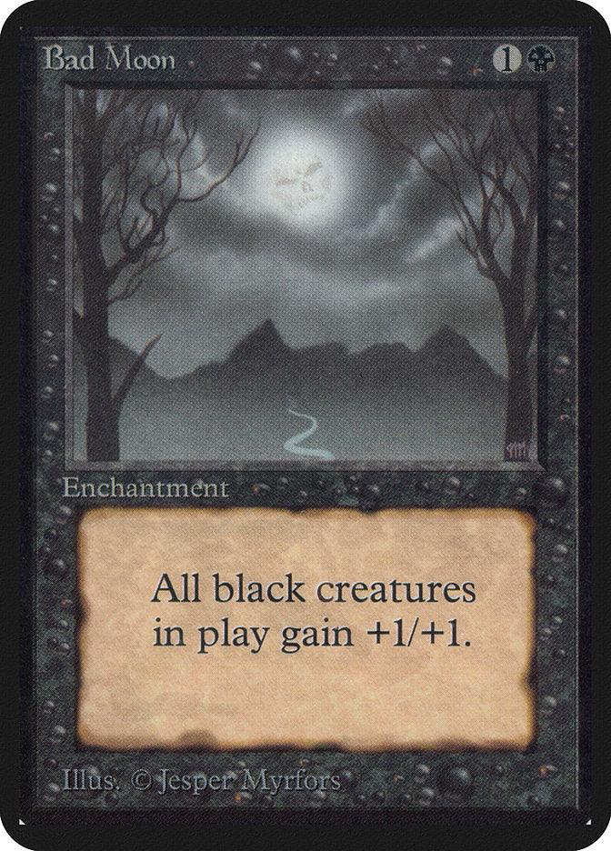 Bad Moon [Alpha Edition] - Rocket TCG