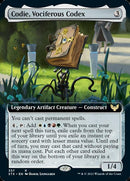 Codie, Vociferous Codex (Extended Art) [Strixhaven: School of Mages] - Rocket TCG