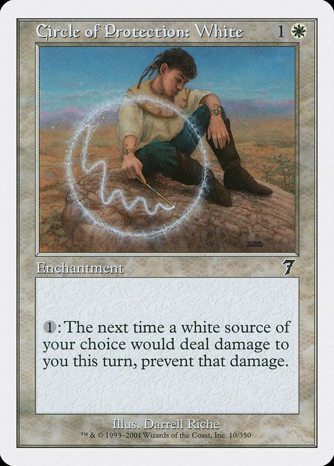 Circle of Protection: White [Seventh Edition] - Rocket TCG