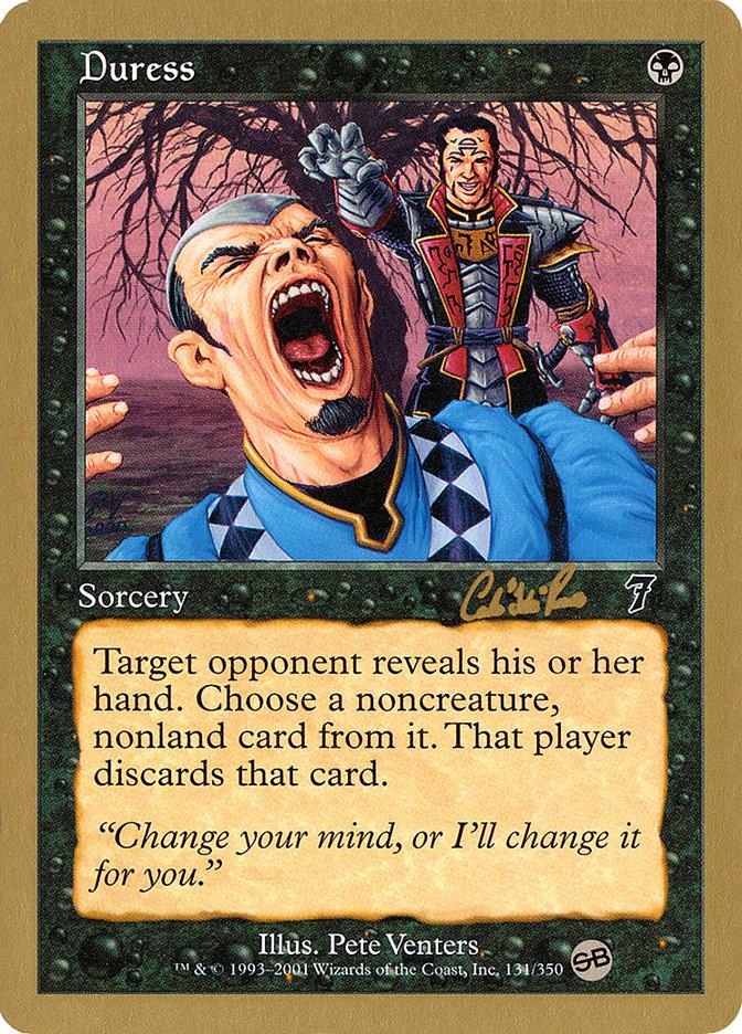 Duress (Carlos Romao) (SB) [World Championship Decks 2002] - Rocket TCG