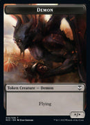 Demon // Copy Double-sided Token [Streets of New Capenna Commander Tokens] - Rocket TCG