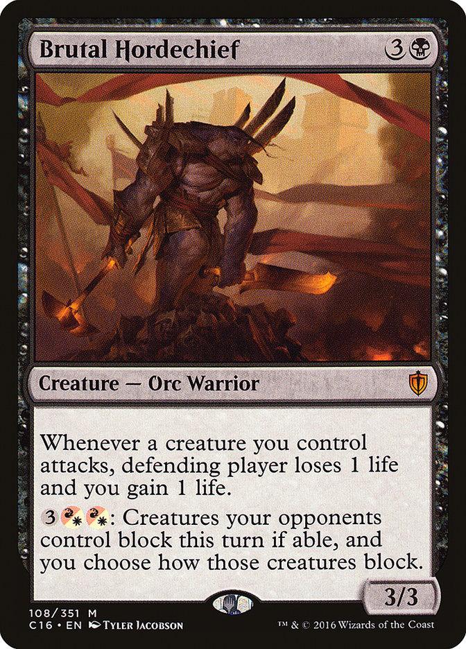 Brutal Hordechief [Commander 2016] - Rocket TCG