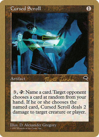 Cursed Scroll (Matt Linde) [World Championship Decks 1999] - Rocket TCG