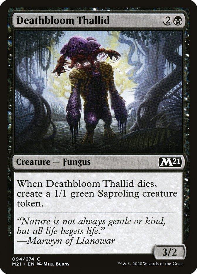Deathbloom Thallid [Core Set 2021] - Rocket TCG