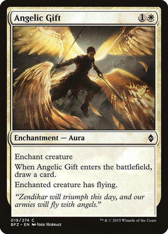 Angelic Gift [Battle for Zendikar] - Rocket TCG