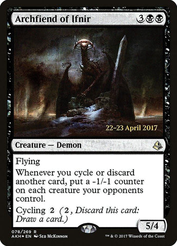 Archfiend of Ifnir [Amonkhet Prerelease Promos] - Rocket TCG