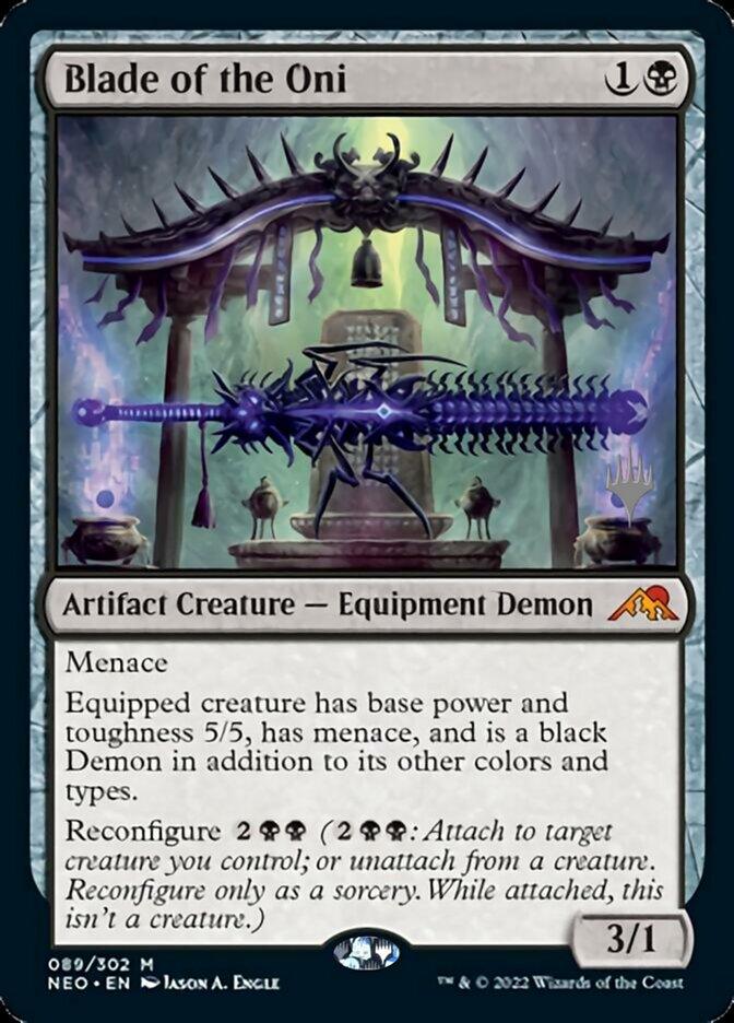 Blade of the Oni (Promo Pack) [Kamigawa: Neon Dynasty Promos] - Rocket TCG