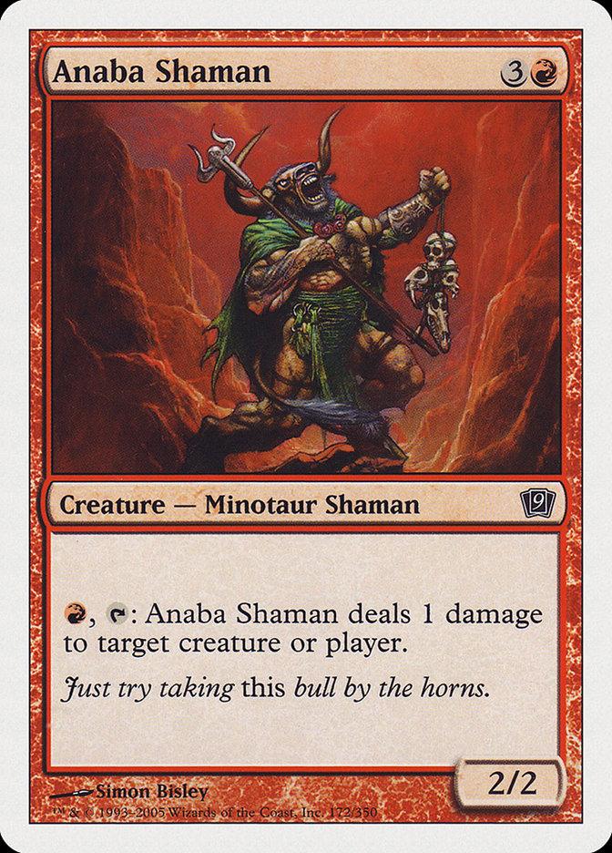 Anaba Shaman [Ninth Edition] - Rocket TCG