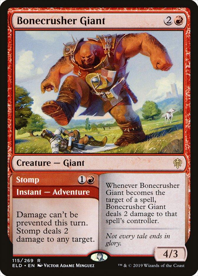 Bonecrusher Giant // Stomp [Throne of Eldraine] - Rocket TCG