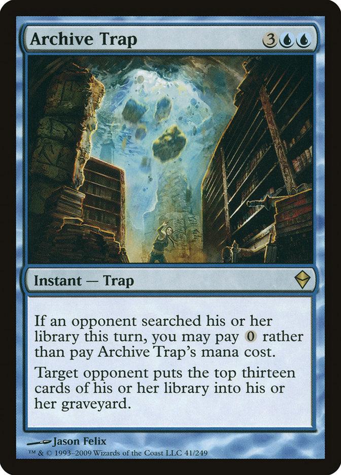 Archive Trap [Zendikar] - Rocket TCG