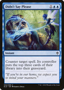 Didn't Say Please [Throne of Eldraine] - Rocket TCG