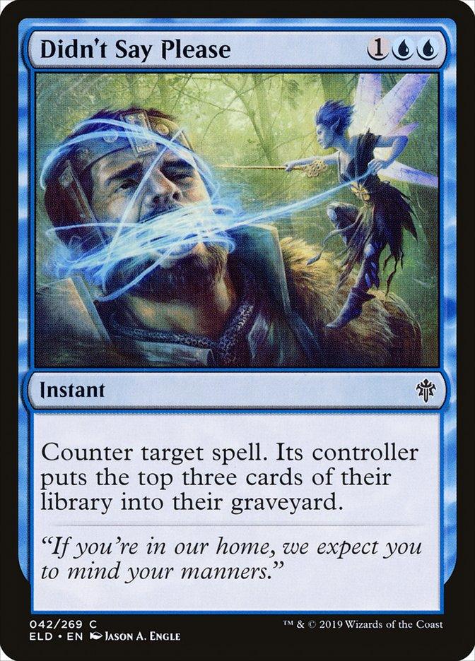 Didn't Say Please [Throne of Eldraine] - Rocket TCG