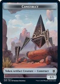 Construct // Kor Warrior Double-sided Token [Zendikar Rising Tokens] - Rocket TCG