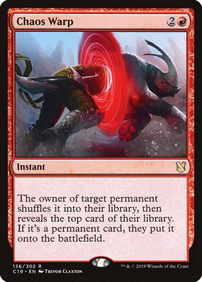 Chaos Warp [Commander 2019] - Rocket TCG