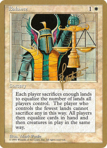 Balance (Bertrand Lestree) [Pro Tour Collector Set] - Rocket TCG