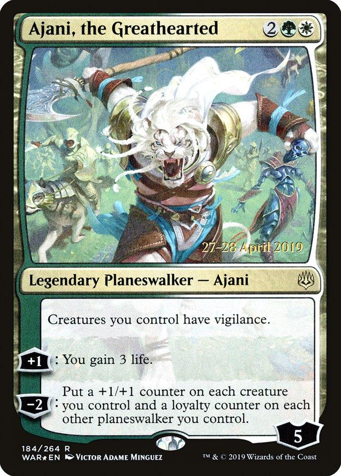 Ajani, the Greathearted [War of the Spark Prerelease Promos] - Rocket TCG