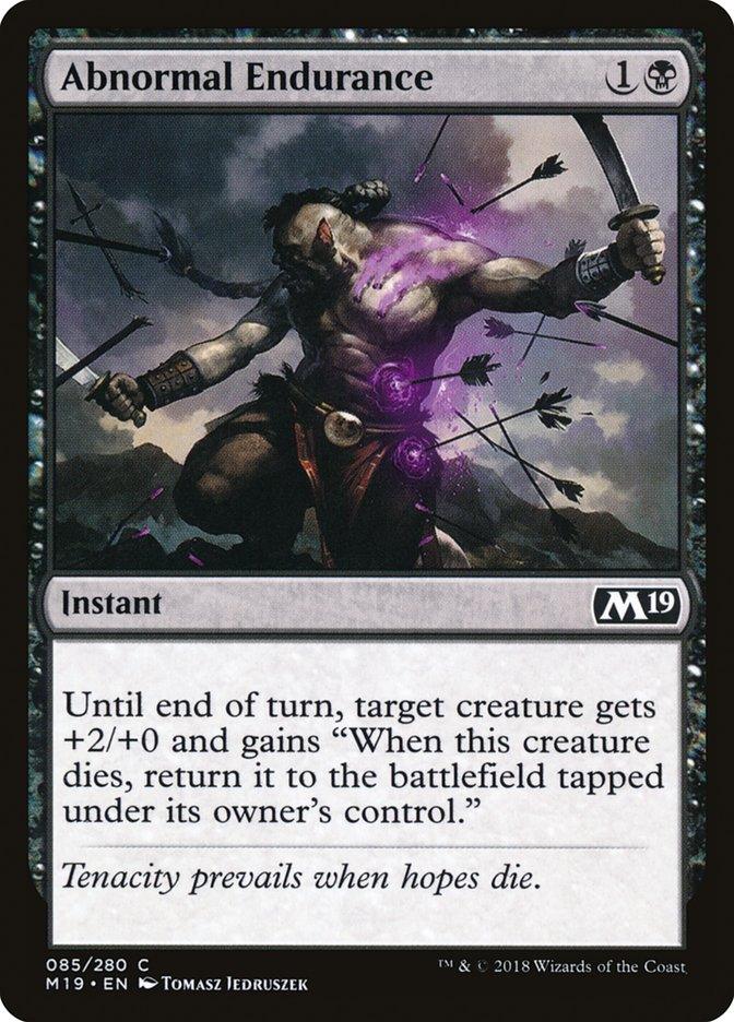 Abnormal Endurance [Core Set 2019] - Rocket TCG
