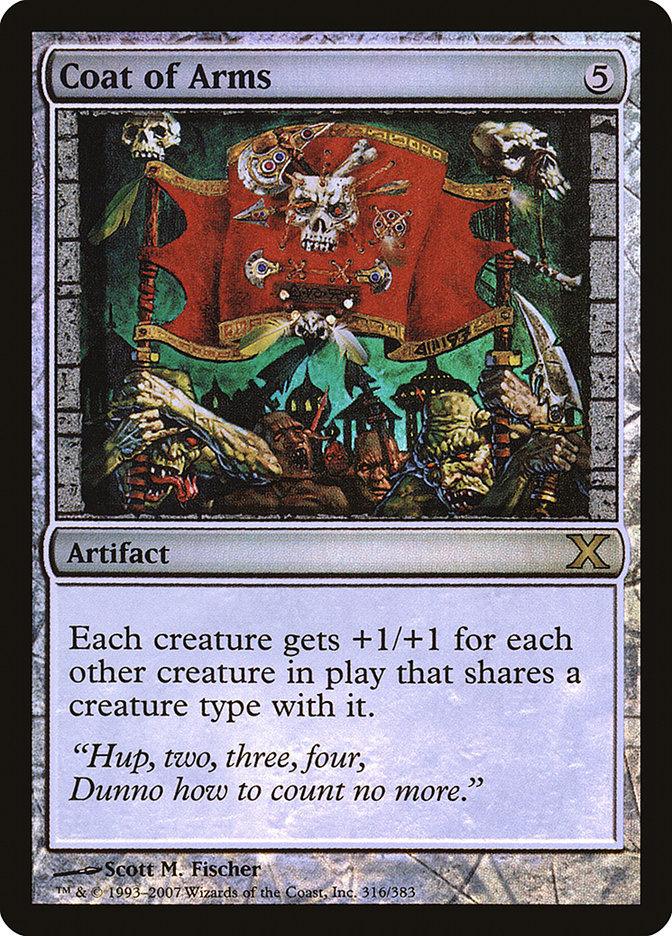 Coat of Arms (Premium Foil) [Tenth Edition] - Rocket TCG