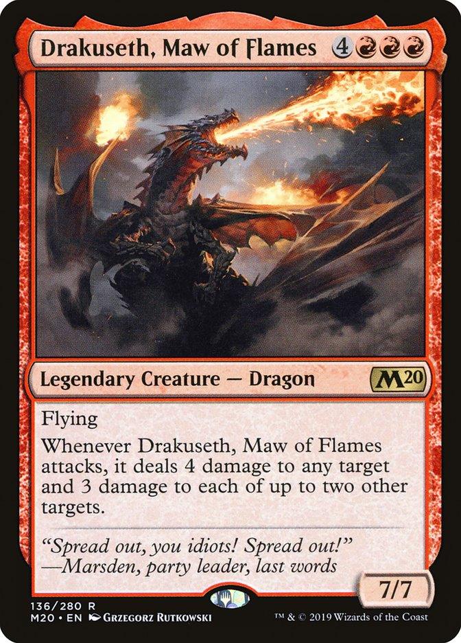 Drakuseth, Maw of Flames [Core Set 2020] - Rocket TCG