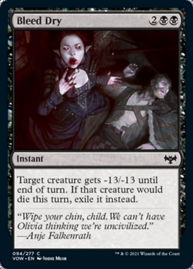 Bleed Dry [Innistrad: Crimson Vow] - Rocket TCG