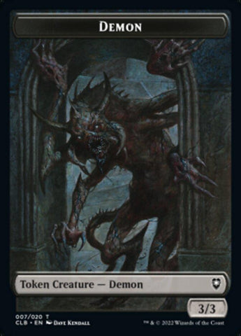 Demon Token [Commander Legends: Battle for Baldur's Gate Tokens] - Rocket TCG