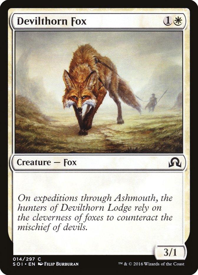 Devilthorn Fox [Shadows over Innistrad] - Rocket TCG