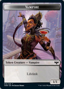 Blood // Vampire (016) Double-sided Token [Innistrad: Crimson Vow Tokens] - Rocket TCG