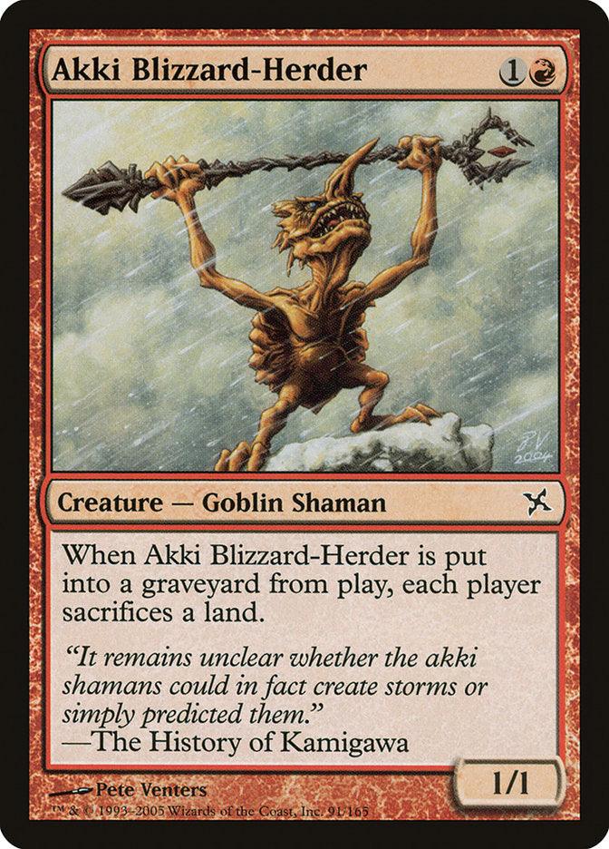 Akki Blizzard-Herder [Betrayers of Kamigawa] - Rocket TCG