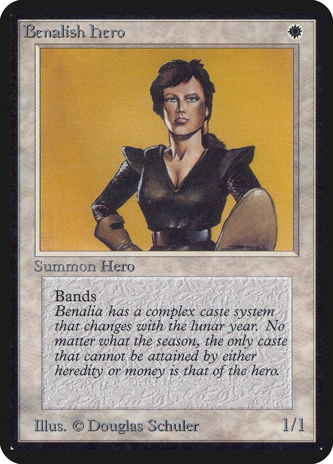 Benalish Hero [Alpha Edition] - Rocket TCG