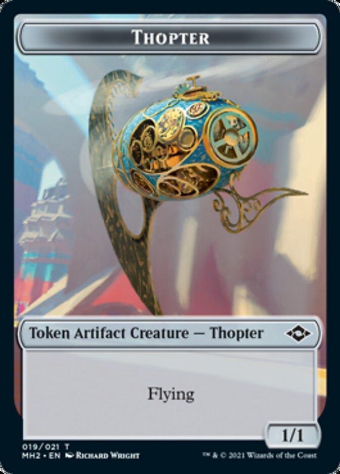 Clue Token (15) // Thopter Token [Modern Horizons 2 Tokens] - Rocket TCG