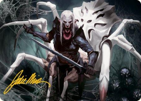 Drider Art Card (Gold-Stamped Signature) [Dungeons & Dragons: Adventures in the Forgotten Realms Art Series] - Rocket TCG