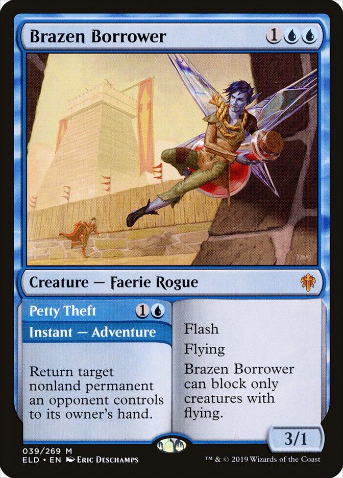 Brazen Borrower // Petty Theft [Throne of Eldraine] - Rocket TCG