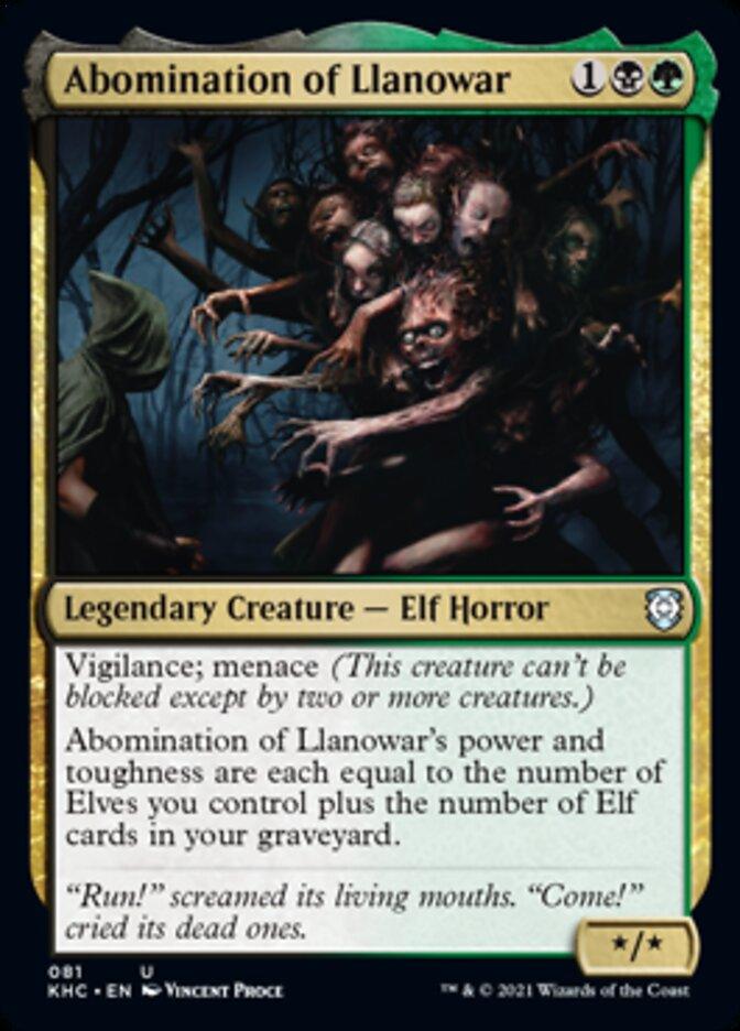 Abomination of Llanowar [Kaldheim Commander] - Rocket TCG