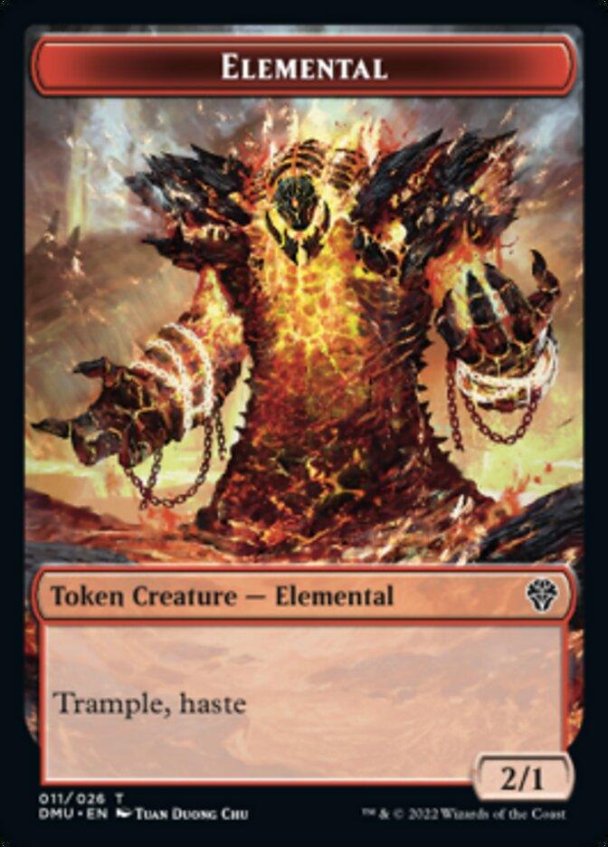 Bird (002) // Elemental Double-sided Token [Dominaria United Tokens] - Rocket TCG