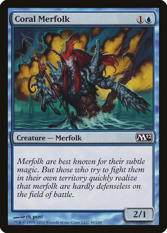 Coral Merfolk [Magic 2012] - Rocket TCG