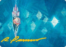 Discover the Impossible Art Card (Gold-Stamped Signature) [Kamigawa: Neon Dynasty Art Series] - Rocket TCG