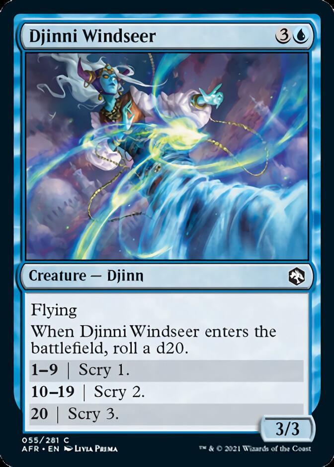 Djinni Windseer [Dungeons & Dragons: Adventures in the Forgotten Realms] - Rocket TCG
