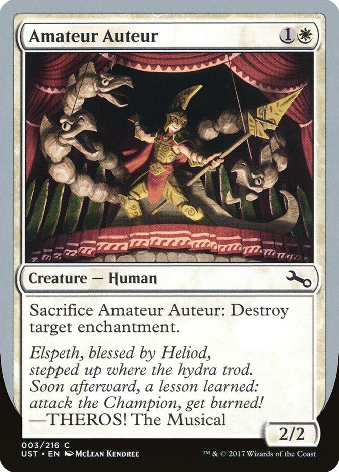 Amateur Auteur (THEROS! The Musical) [Unstable] - Rocket TCG